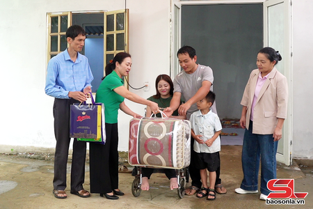 Happiness brought to poor household