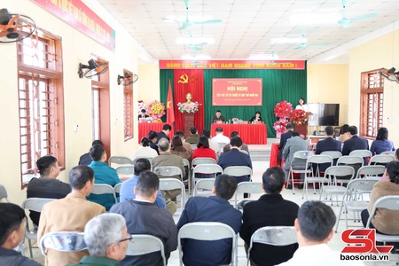 Tổ đại biểu HĐPX tỉnh Sơn La njiz cử tri ntơưv xã Tường Hạ