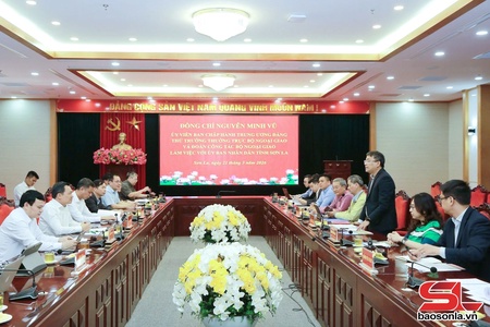 Standing Deputy Minister of Foreign Affairs works with Son La People’s Committee