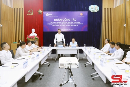 Ministry of Industry and Trade delegation inspects project implementation at Son La Hydropower Company