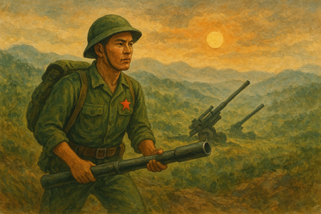 “Anh ở bên Lào”