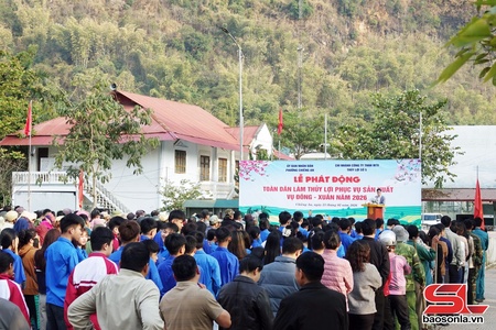 Phường Chiềng An ra quân làm thủy lợi phục vụ sản xuất vụ đông xuân 2026