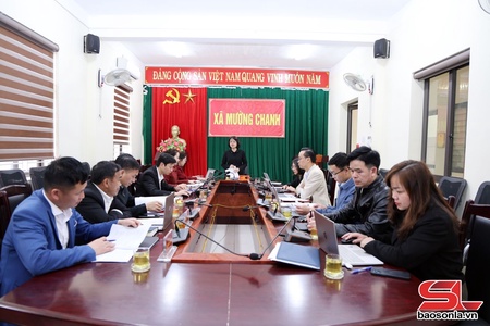 Giám sát công tác chuẩn bị bầu cử tại xã Mường Chanh