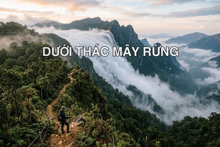 Dưới thác mây rừng