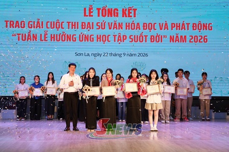 Trao giải Cuộc thi Đại sứ Văn hóa đọc năm 2026