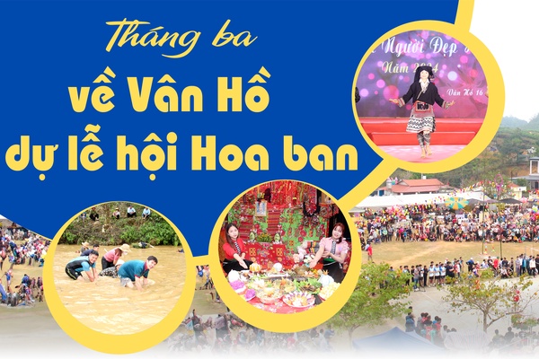 Tháng ba về Vân Hồ dự lễ hội Hoa ban