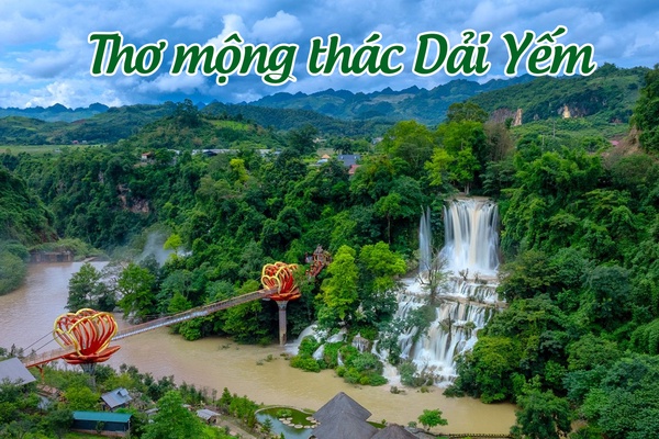 Thơ mộng thác Dải Yếm 