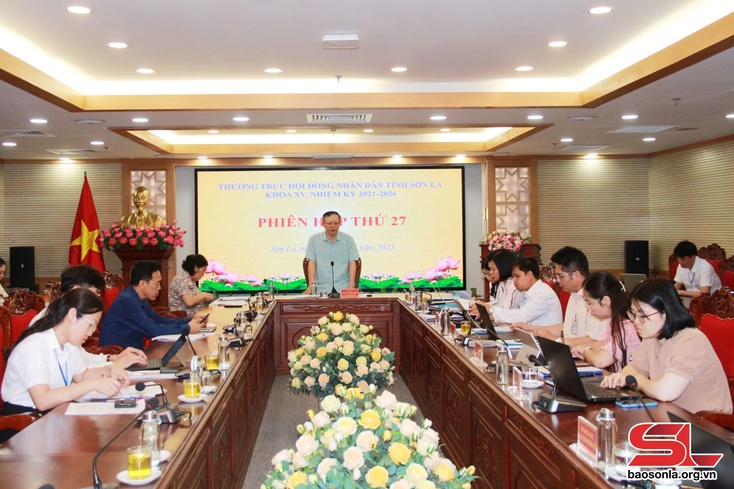 Phiên họp thứ 27, Thường trực HĐND tỉnh khóa XV