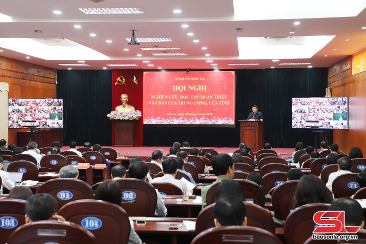 Hội nghị nghiên cứu, học tập, quán triệt văn bản của Trung ương, của tỉnh
