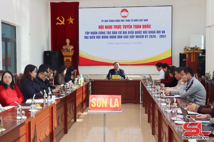 Tập huấn công tác bầu cử Đại biểu Quốc hội và HĐND các cấp