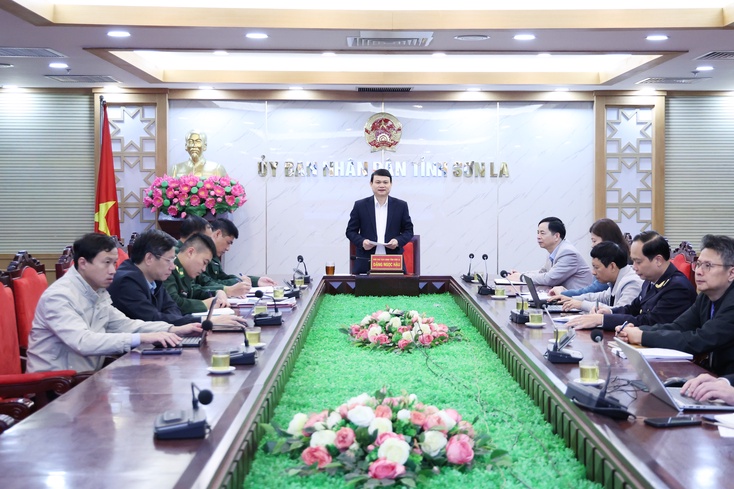  Đồng chí Phó Chủ tịch UBND tỉnh làm việc với các sở, ngành rà soát quy hoạch Cửa khẩu Chiềng Khương