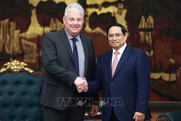 Thủ tướng Phạm Minh Chính tiếp lãnh đạo tập đoàn bán dẫn hàng đầu thế giới