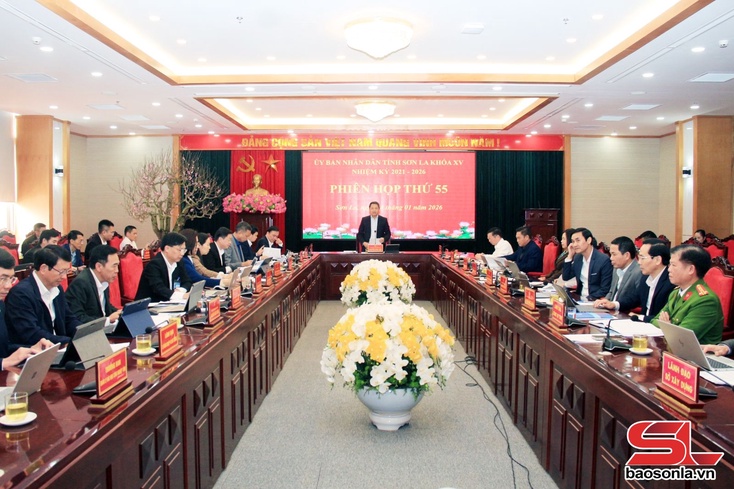 Phiên họp thứ 55 UBND tỉnh khóa XV