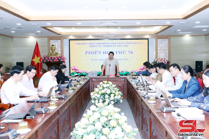 Phiên họp thứ 76 Thường trực HĐND tỉnh Sơn La