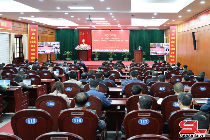 Tỉnh ủy Sơn La quán triệt, triển khai một số văn bản của Trung ương, của tỉnh