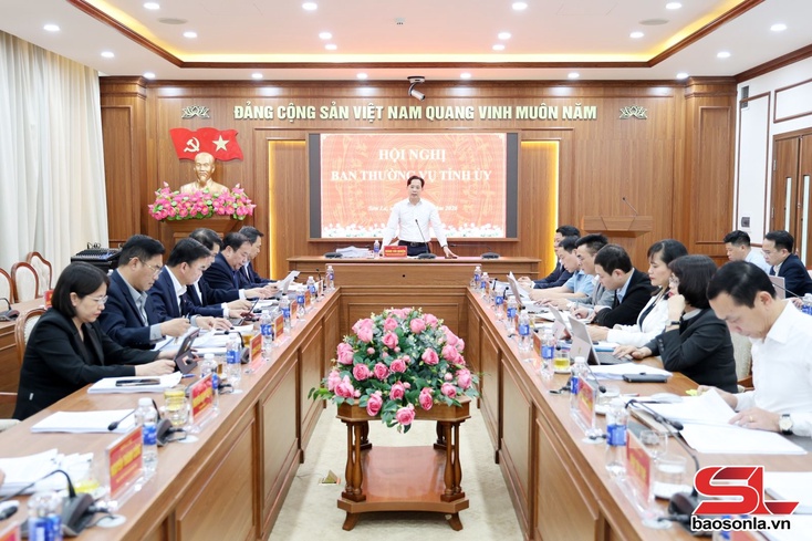 Ban Thường vụ Tỉnh ủy Sơn La thảo luận, cho ý kiến vào một số nội dung công việc theo thẩm quyền