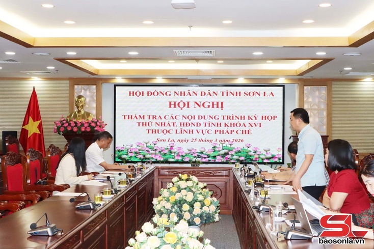 Thẩm tra các nội dung trình Kỳ họp thứ nhất, HĐND tỉnh khóa XVI thuộc lĩnh vực pháp chế