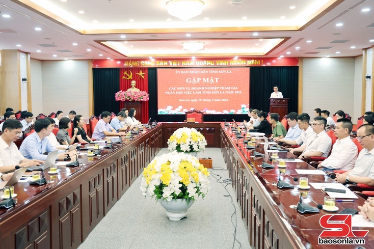 Gặp mặt các đơn vị, doanh nghiệp tham gia Ngày hội việc làm tỉnh Sơn La năm 2026