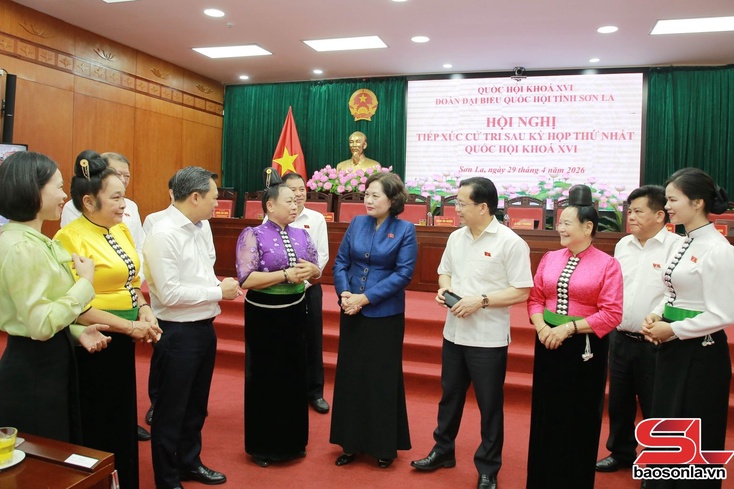 Phó Chủ tịch Quốc hội Nguyễn Thị Hồng tiếp xúc cử tri Sơn La sau Kỳ họp thứ nhất, Quốc hội khóa XVI