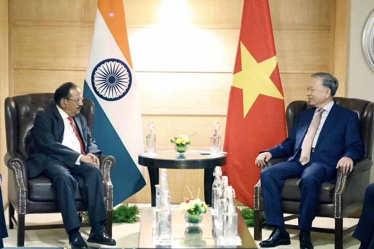 Tổng Bí thư, Chủ tịch nước Tô Lâm tiếp Cố vấn An ninh Quốc gia Ấn Độ