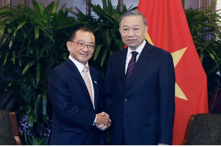 Tổng Bí thư, Chủ tịch nước Tô Lâm hội kiến Chủ tịch Quốc hội Singapore