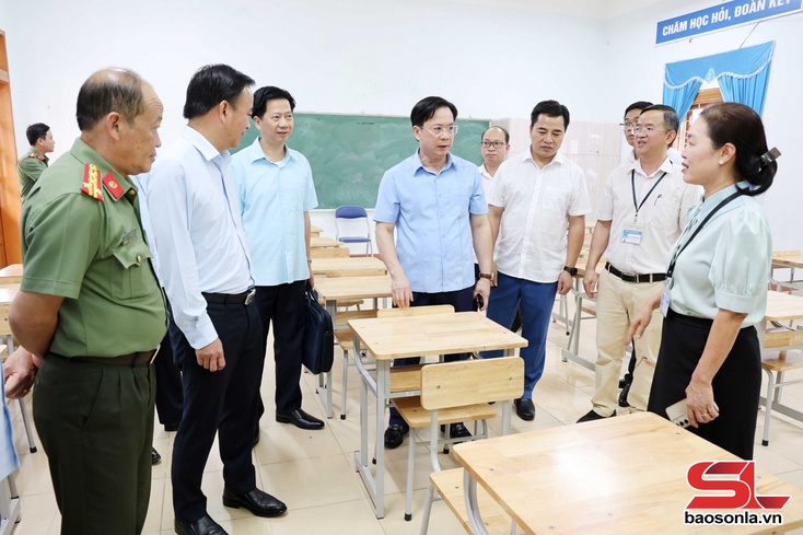 Bí thư Tỉnh ủy Sơn La kiểm tra công tác chuẩn bị tổ chức Kỳ thi tốt nghiệp THPT năm 2026