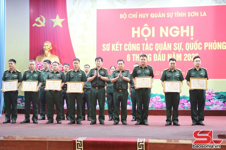 Sơ kết nhiệm vụ công tác quân sự, quốc phòng 6 tháng đầu năm 2026