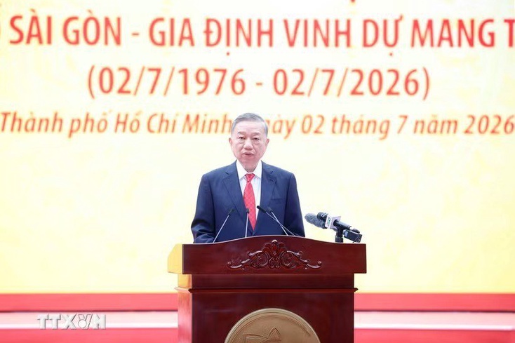 Phát biểu của Tổng Bí thư, Chủ tịch nước Tô Lâm tại Lễ kỷ niệm 50 năm Ngày thành phố Sài Gòn - Gia Định vinh dự mang tên Chủ tịch Hồ Chí Minh