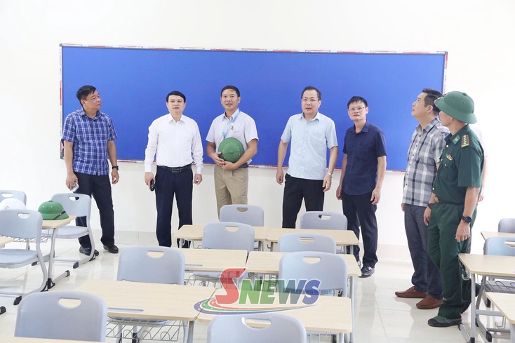 Kiểm tra công tác chuẩn bị Lễ khánh thành Trường Phổ thông nội trú Tiểu học và THCS Lóng Phiêng