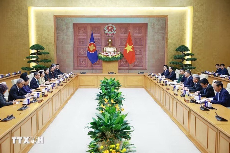 Thủ tướng Lê Minh Hưng tiếp Đại sứ, Đại biện các nước ASEAN