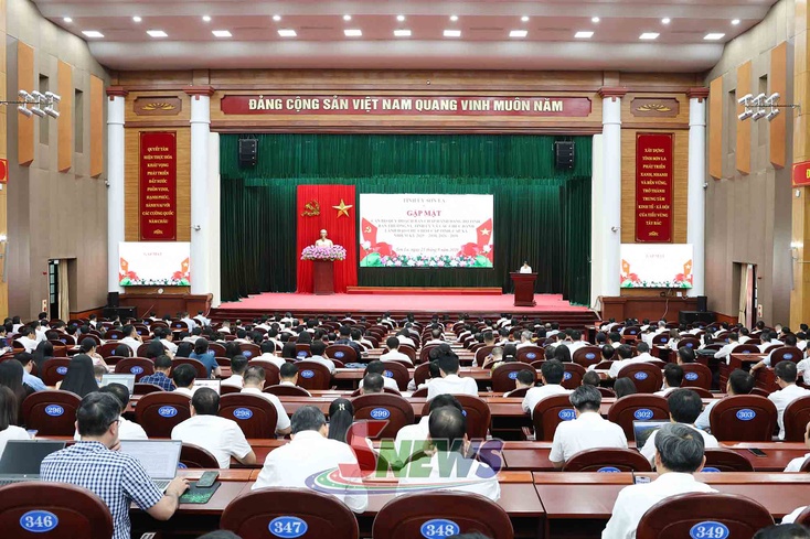 Tỉnh ủy gặp mặt cán bộ quy hoạch các chức danh chủ chốt cấp tỉnh, cấp xã