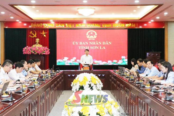 Họp Tổ công tác vận hành Kho dữ liệu dùng chung và Cổng dữ liệu mở tỉnh Sơn La