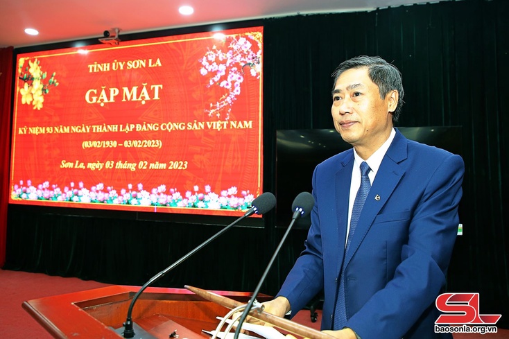 Phát biểu của đồng chí Bí thư Tỉnh ủy tại cuộc Gặp mặt Kỷ niệm 93 năm ngày thành lập Đảng Cộng sản Việt Nam