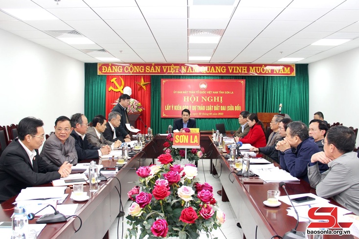 Ủy ban MTTQ Việt Nam tỉnh lấy ý kiến góp ý dự thảo Luật Đất đai (sửa đổi)
