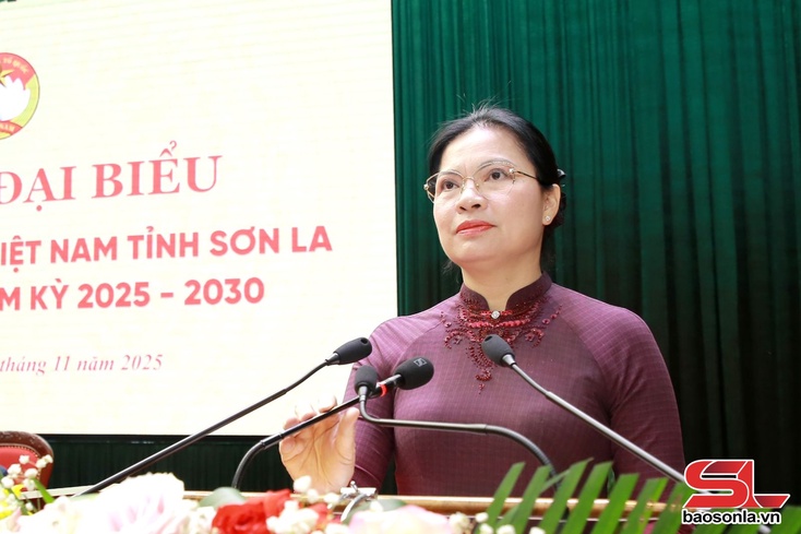 Phát biểu của đồng chí Hà Thị Nga, Ủy viên Ban Chấp hành Trung ương Đảng, Phó Chủ tịch Ủy ban Trung ương Mặt trận Tổ quốc Việt Nam tại Đại hội đại biểu MTTQ tỉnh Sơn La nhiệm kỳ 2025 - 2030
