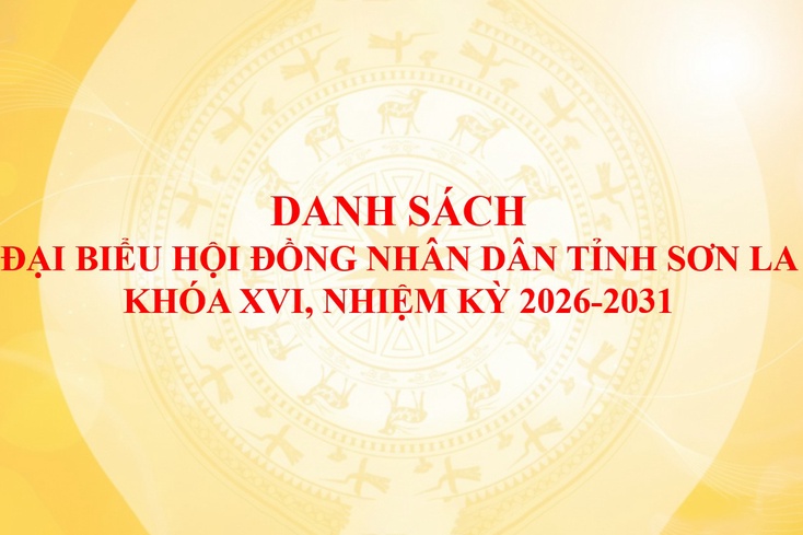 ĐẠI BIỂU TRÚNG CỬ HĐND TỈNH SƠN LA KHÓA XVI, NHIỆM KỲ 2026-2031
