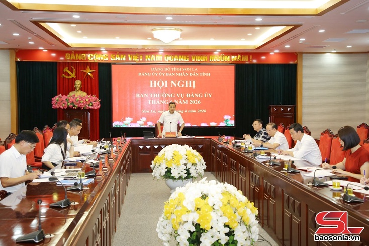 Hội nghị Ban Thường vụ Đảng ủy UBND tỉnh Sơn La