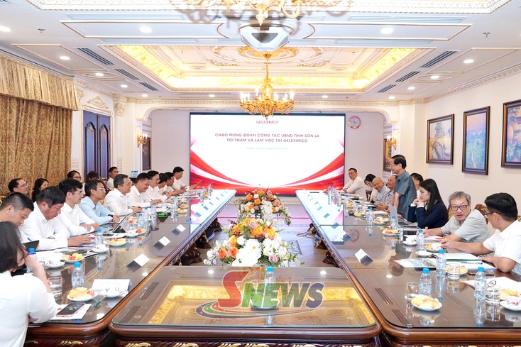 Sơn La thúc đẩy hợp tác đầu tư với Tập đoàn Geleximco