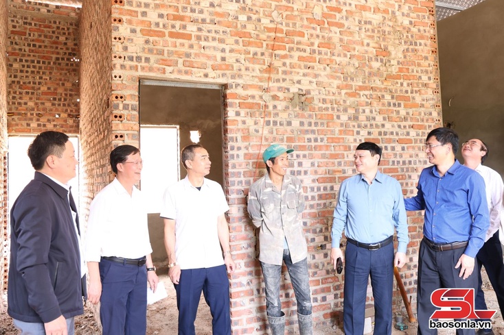Provincial Vice Chairman inspects elimination of substandard houses in Muoi Noi commune