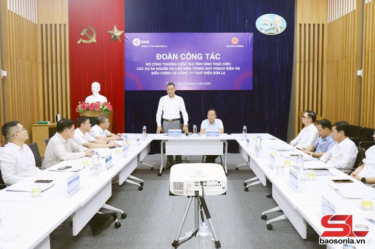 Ministry of Industry and Trade delegation inspects project implementation at Son La Hydropower Company