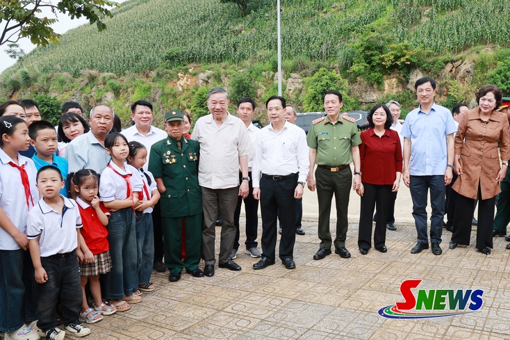 Tổng Bí thư, Chủ tịch mương Tô Lâm pày dàm nhôm xỏng chương hảư côn mi công tó cách mạng nẳng tỉnh Sơn La