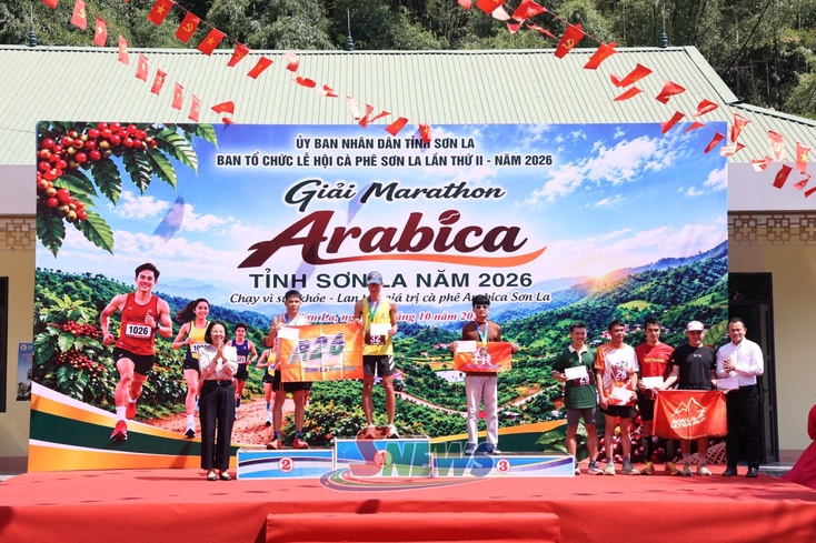 Lov jêv ntưk tưr đhia Marathon “Arabica” tỉnh Sơn La shông 2026