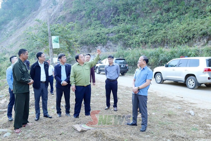 Son La’s deputy Party chief inspects disaster recovery efforts in Ngoc Chien commune