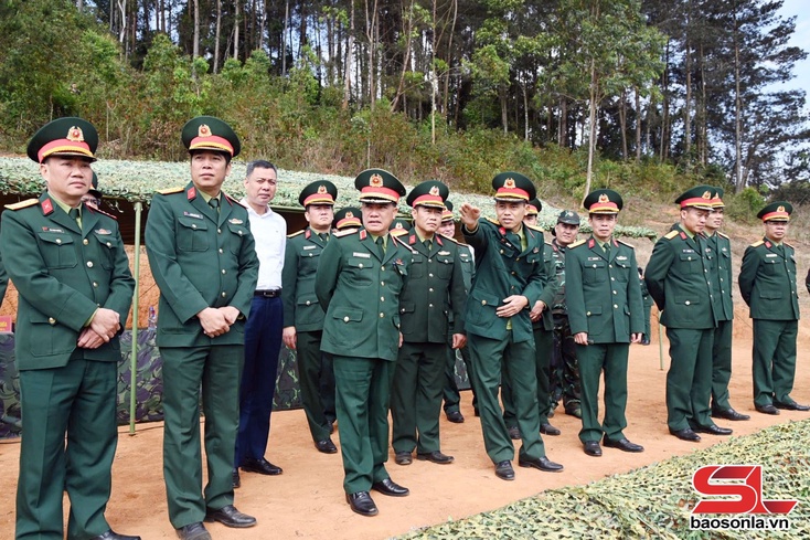 Kiểm tra, triển khai công tác chuẩn bị cho diễn tập KVPT tỉnh Sơn La