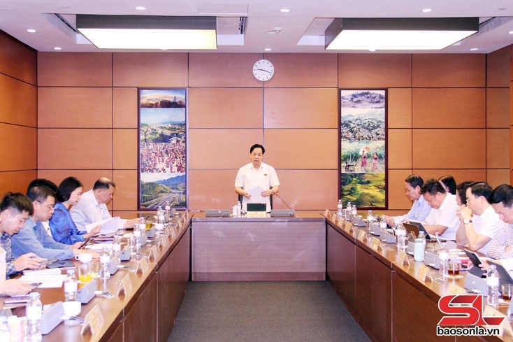 Đoàn đại biểu Quốc hội tỉnh Sơn La tham dự thảo luận tổ