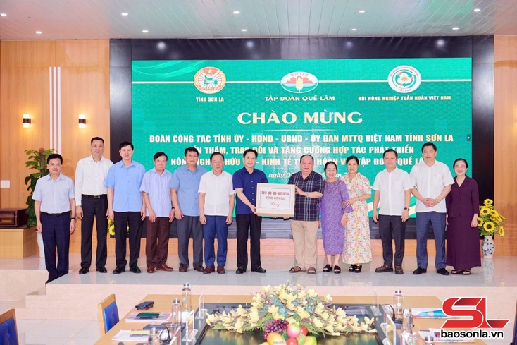 Thường trực Tỉnh ủy Sơn La làm việc với Tập đoàn Quế Lâm