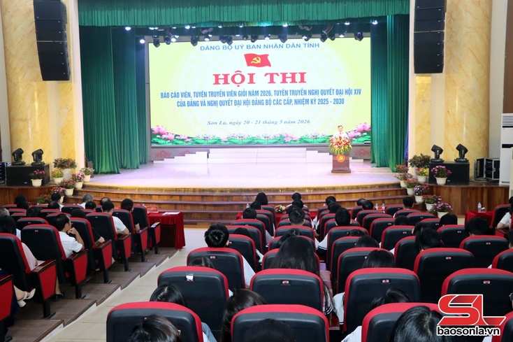 Đảng ủy UBND tỉnh Sơn La khai mạc Hội thi báo cáo viên, tuyên truyền viên giỏi năm 2026