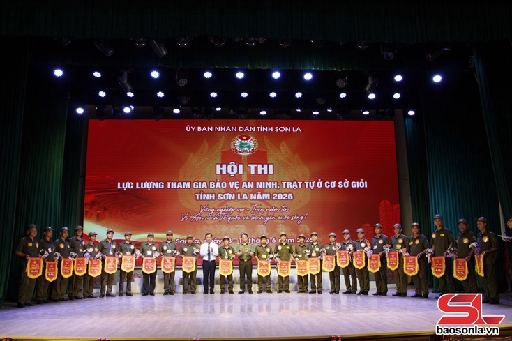 Khai mạc Hội thi “Lực lượng tham gia bảo vệ an ninh, trật tự ở cơ sở” tỉnh Sơn La năm 2026