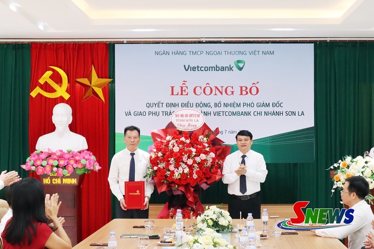 Lễ công bố bổ nhiệm Phó Giám đốc Vietcombank Chi nhánh Sơn La