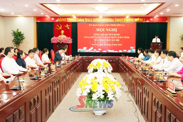 Công bố quyết định bổ nhiệm Giám đốc Sở Tài chính tỉnh Sơn La